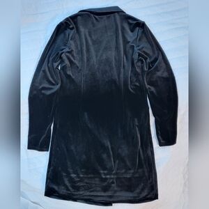 Black velvet dress